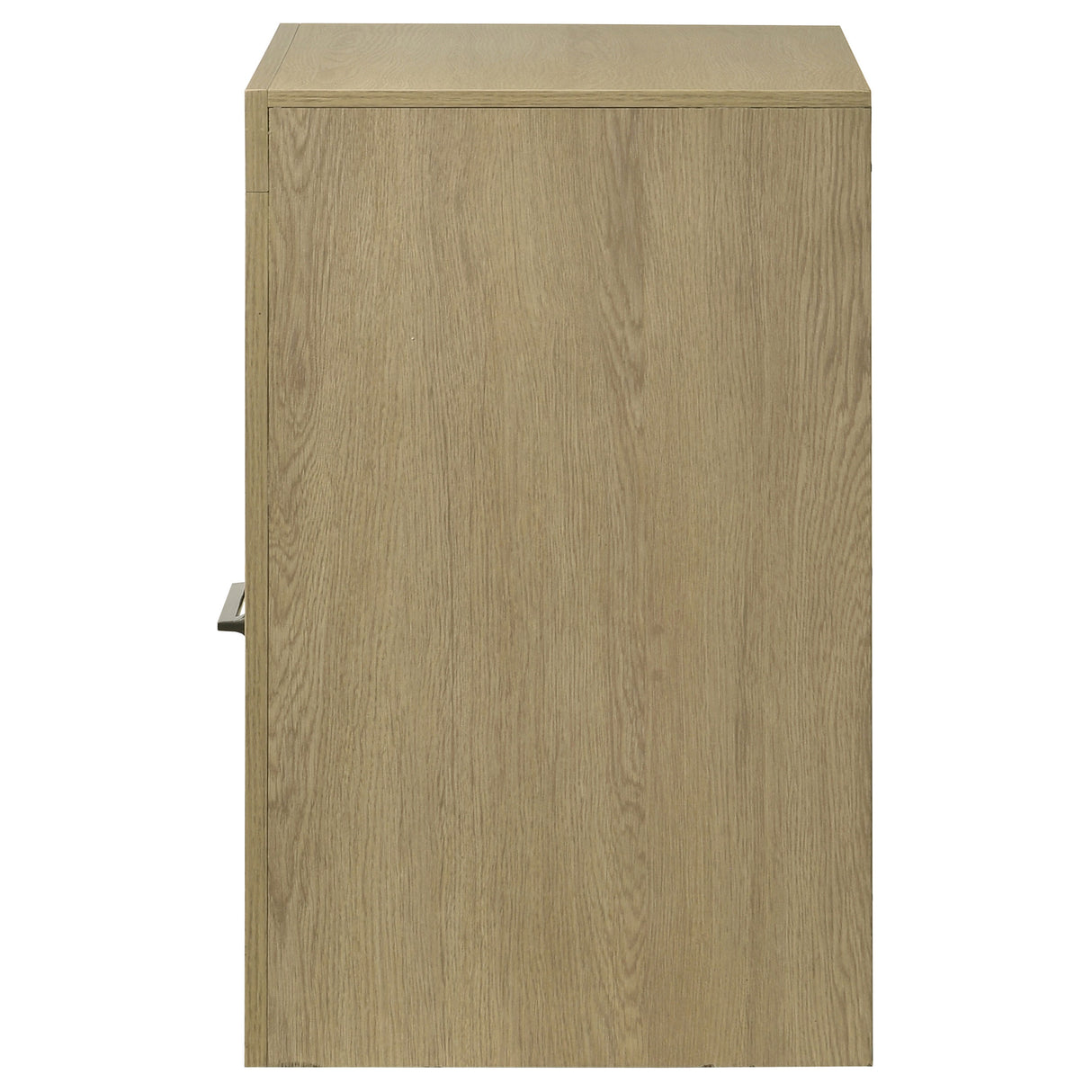 Hendricks 1-Drawer Nightstand with Cubby, Light Oak