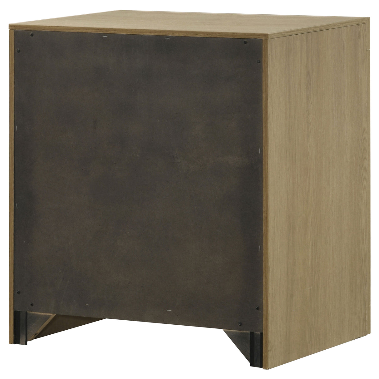 Hendricks 1-Drawer Nightstand with Cubby, Light Oak