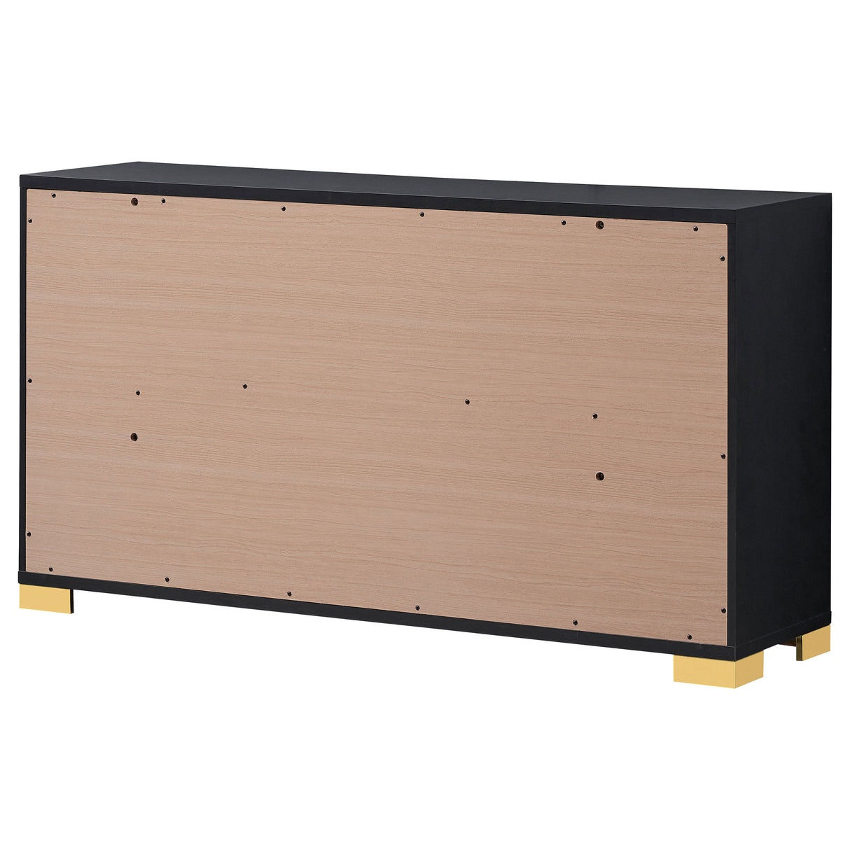 Marceline 6-Drawer Dresser Black