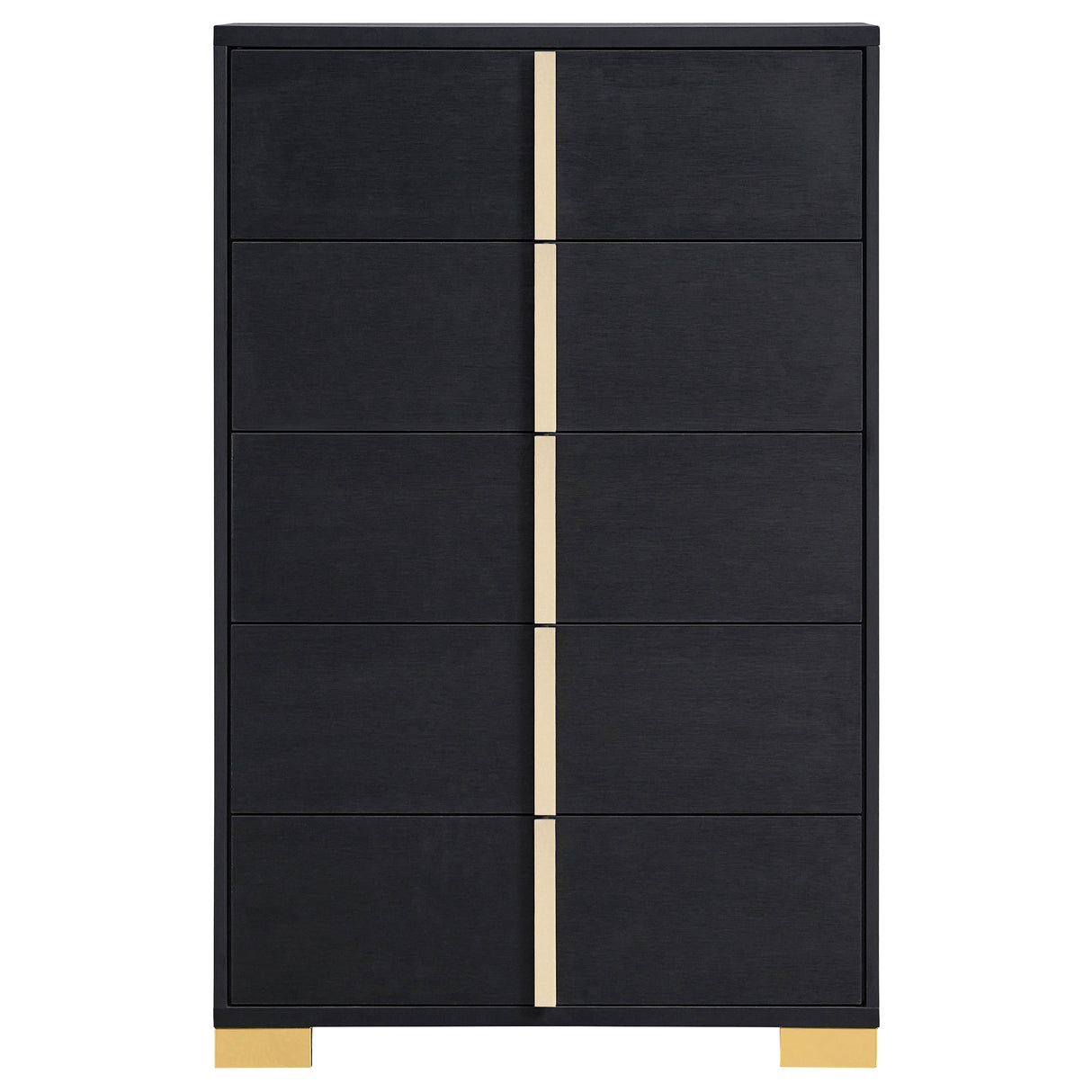 Marceline 5-Drawer Bedroom Chest, Black