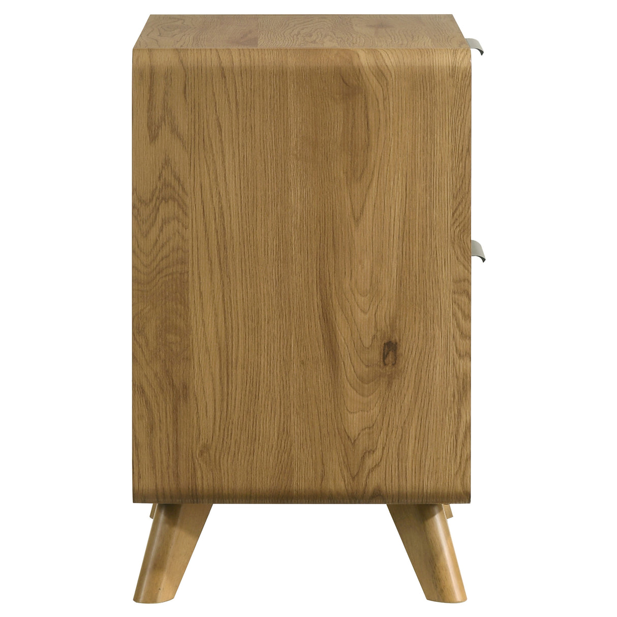 Bennett 2-Drawer Nightstand, Light Oak