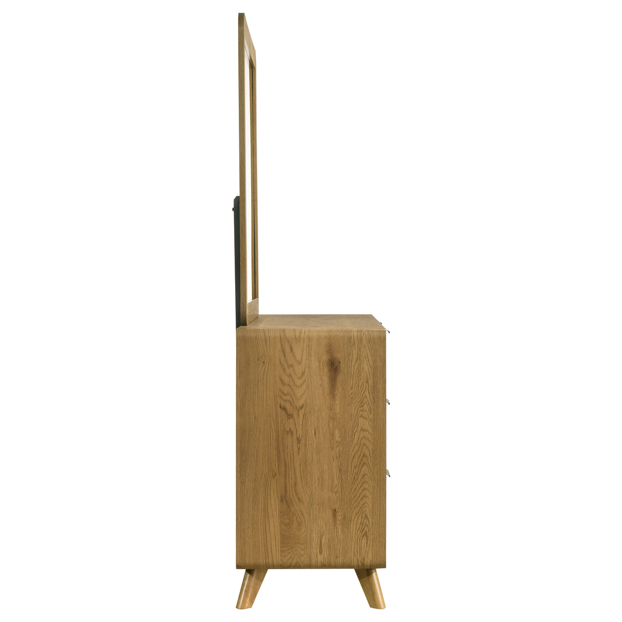 Bennett 6-Drawer Dresser and Mirror Set Light Oak