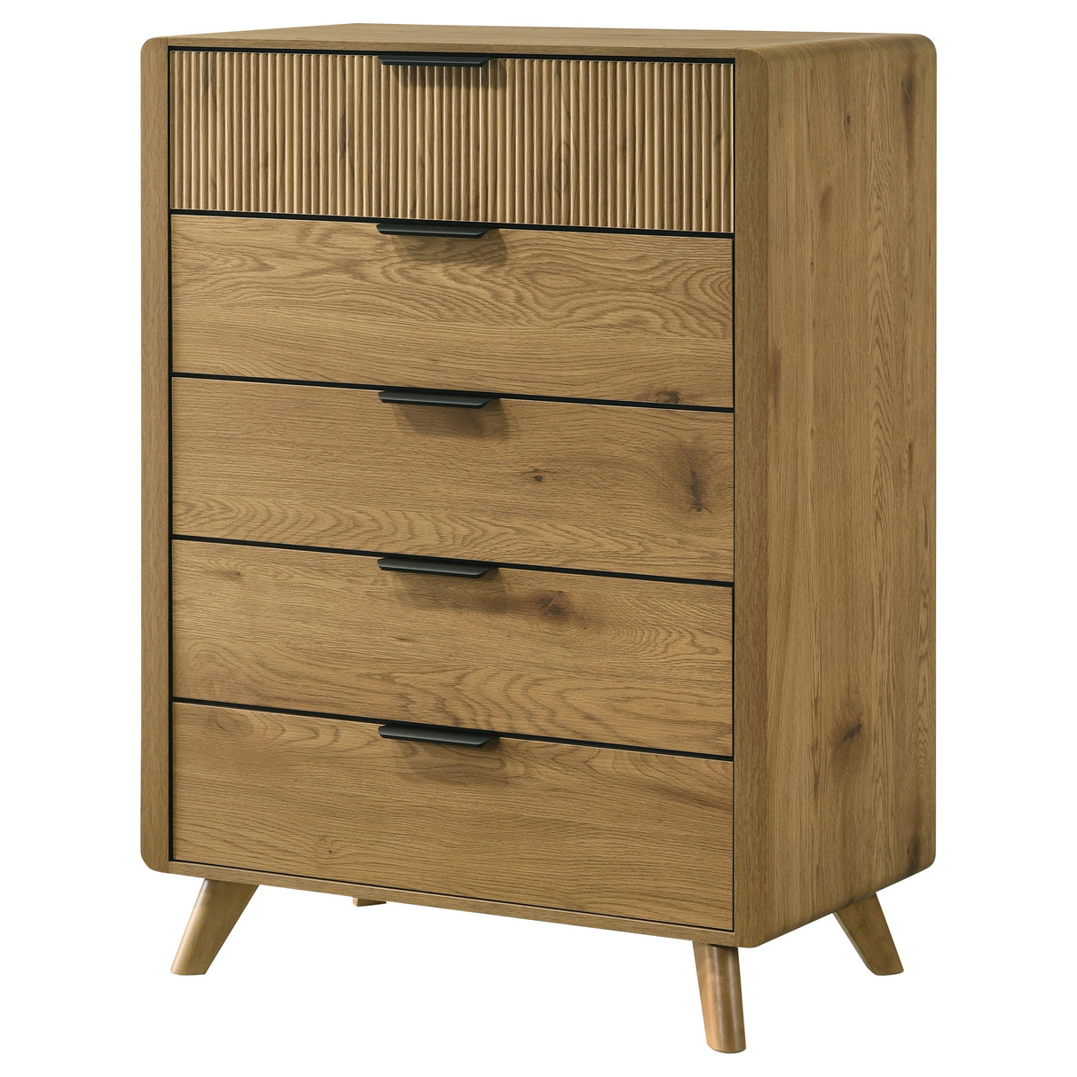 Bennett 5-Drawer Chest of Drawers - Light Oak
