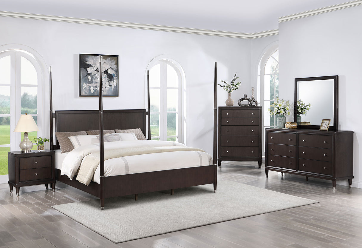 Emberlyn 6-Drawer Dresser with Mirror Brown