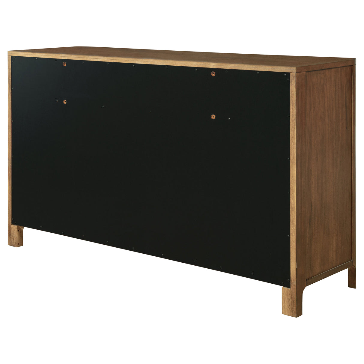 Maderia 8-Drawer Dresser Cabinet in Walnut