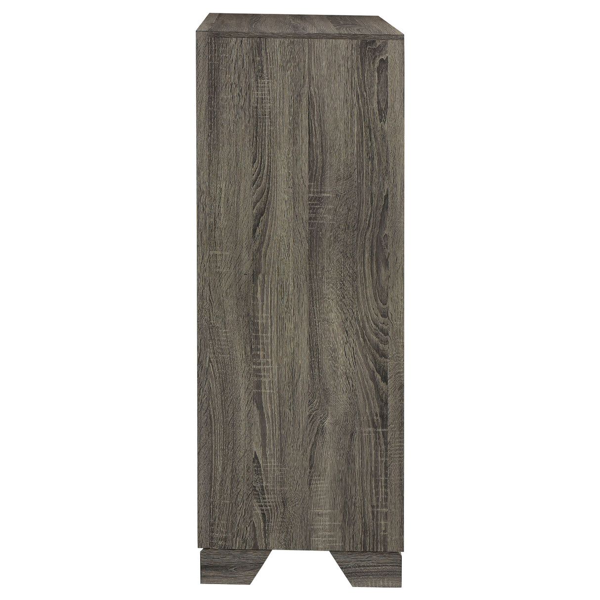 Wright 4-Drawer Chest of Drawers in Brown Oak