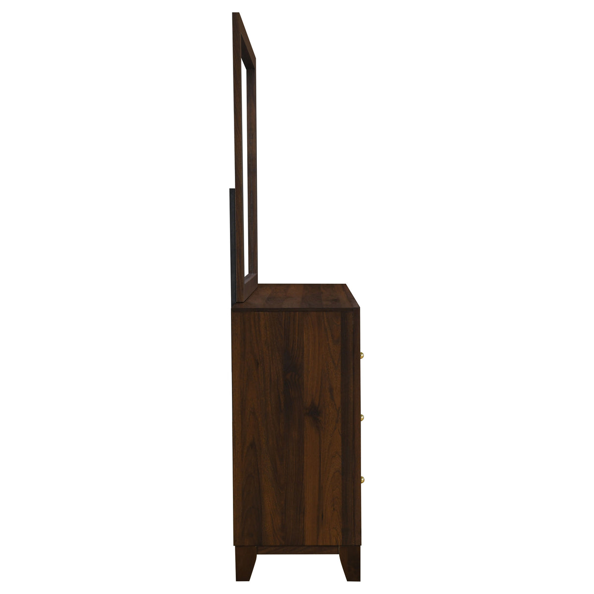 Welsley 6-Drawer Dresser and Mirror - Walnut