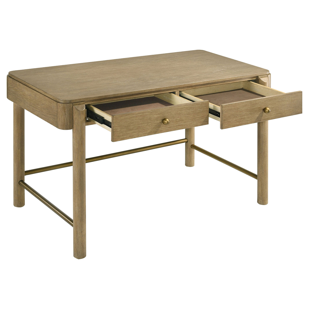 Arini 2-Drawer Vanity Desk, Sand Wash