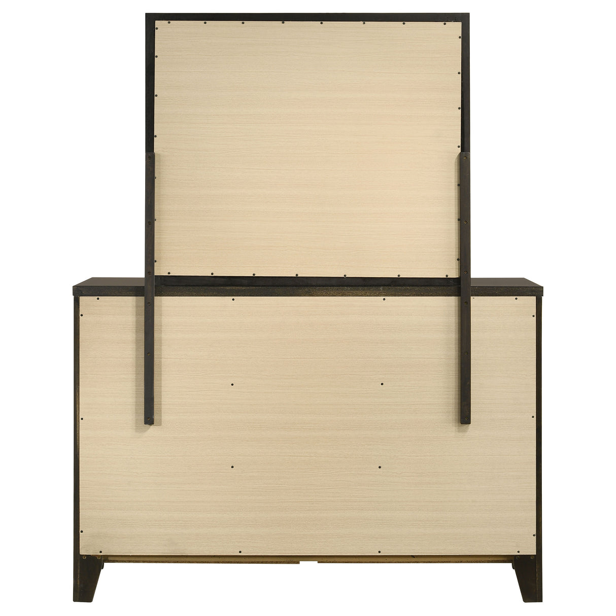 Wilkes 6-Drawer Dresser and Mirror Dark Cocoa