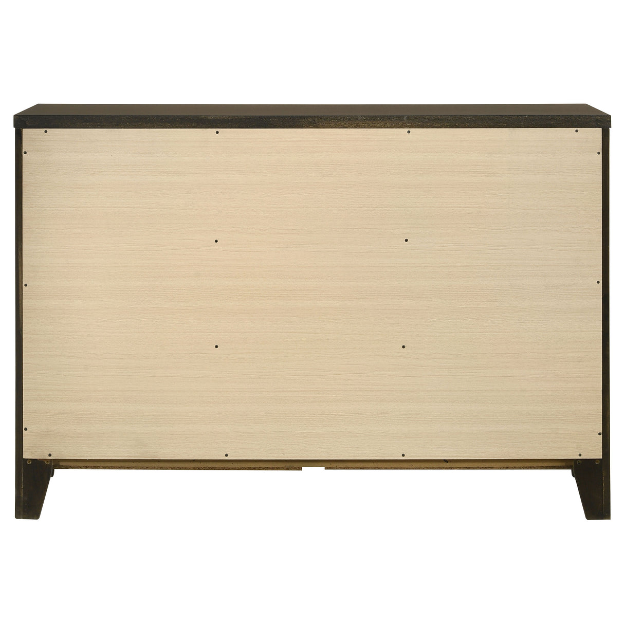 Wilkes 6-Drawer Dresser Cabinet, Dark Cocoa