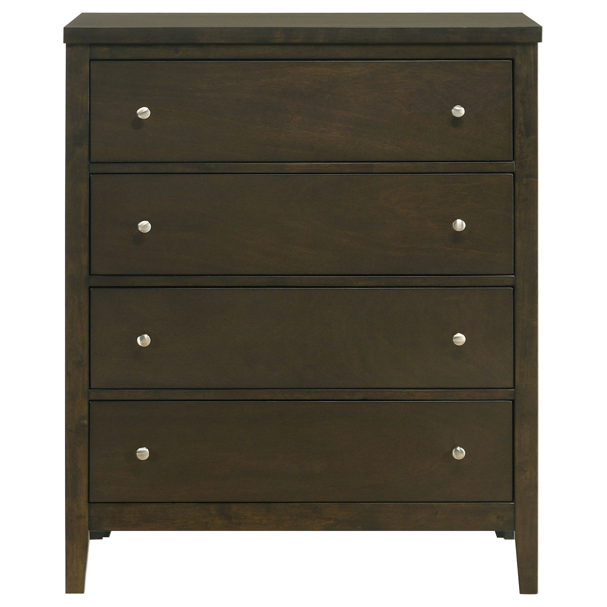 Wilkes 4-Drawer Chest of Drawers, Dark Cocoa