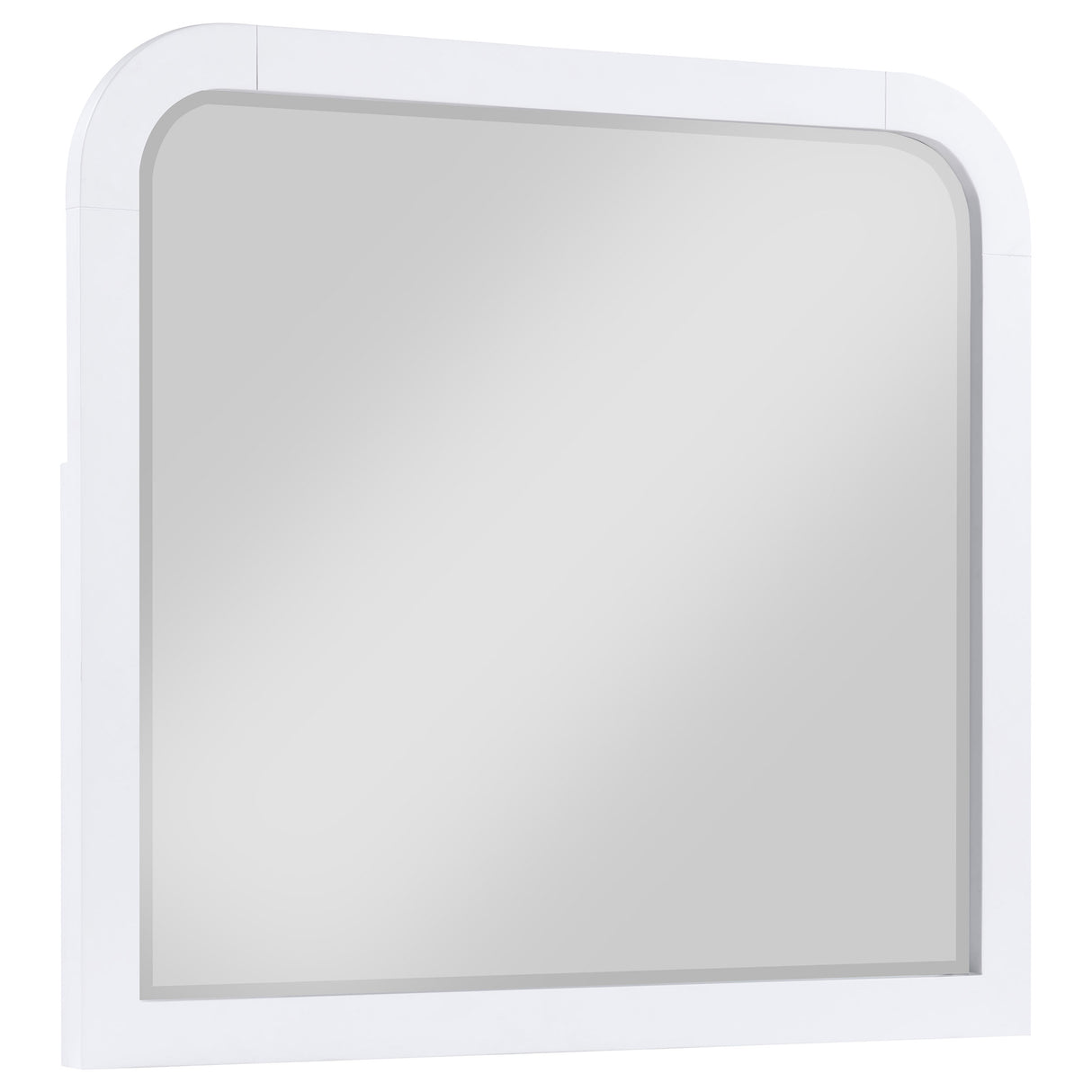 Anastasia Dresser Mirror in Pearl White