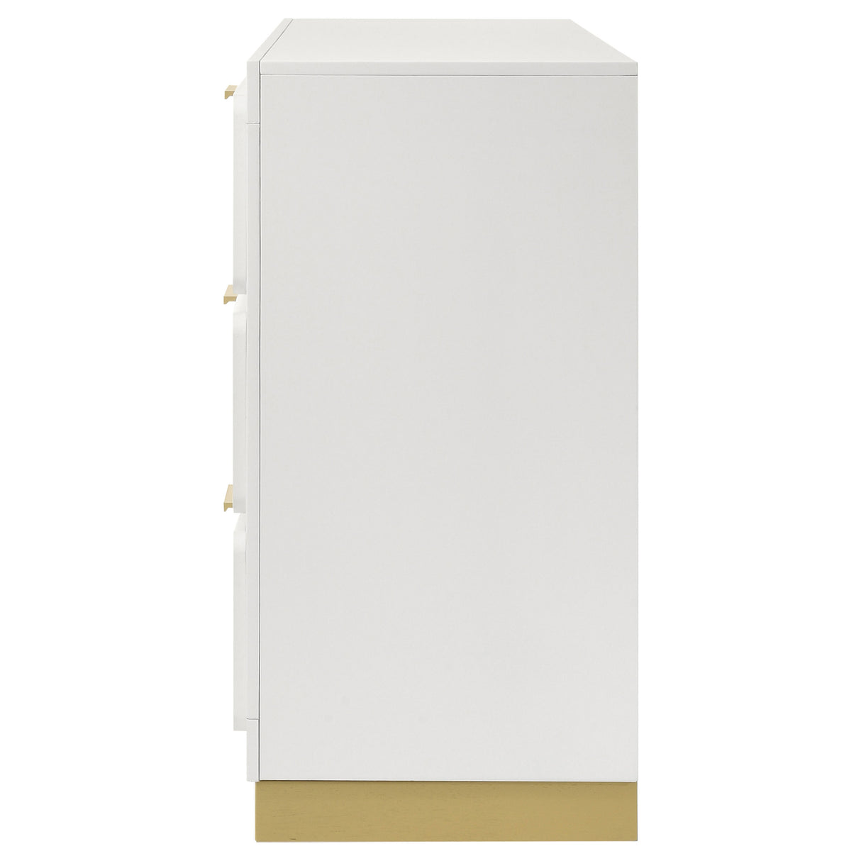 Caraway 6-Drawer Dresser in White