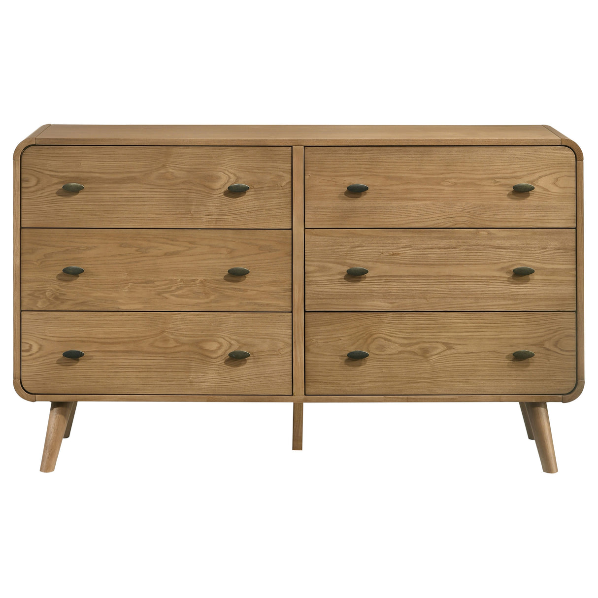 Robyn 6-Drawer Bedroom Dresser Light Ash