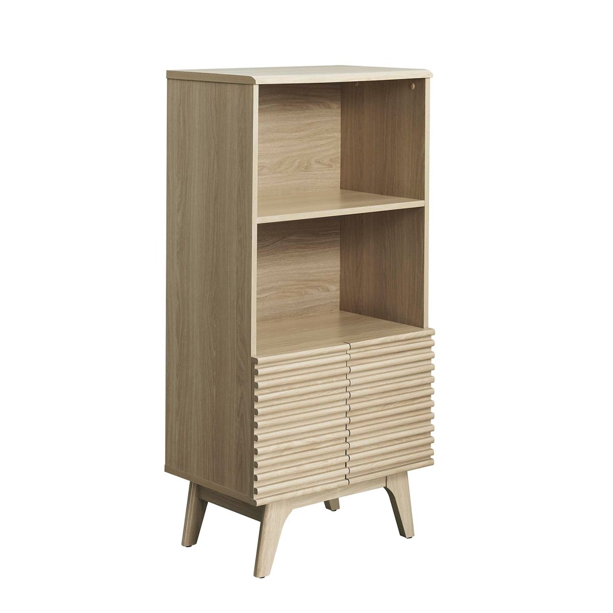 23" Mid - Century Modern Display Cabinet and Bookshelf - Bookcases available at Alpine Outlets in Denver