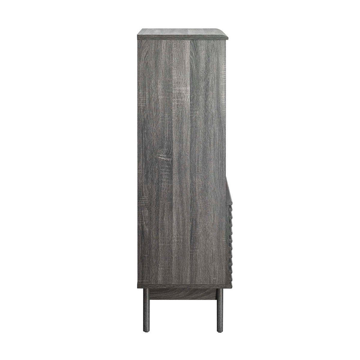 23" Mid - Century Modern Display Cabinet and Bookshelf - Bookcases available at Alpine Outlets in Denver