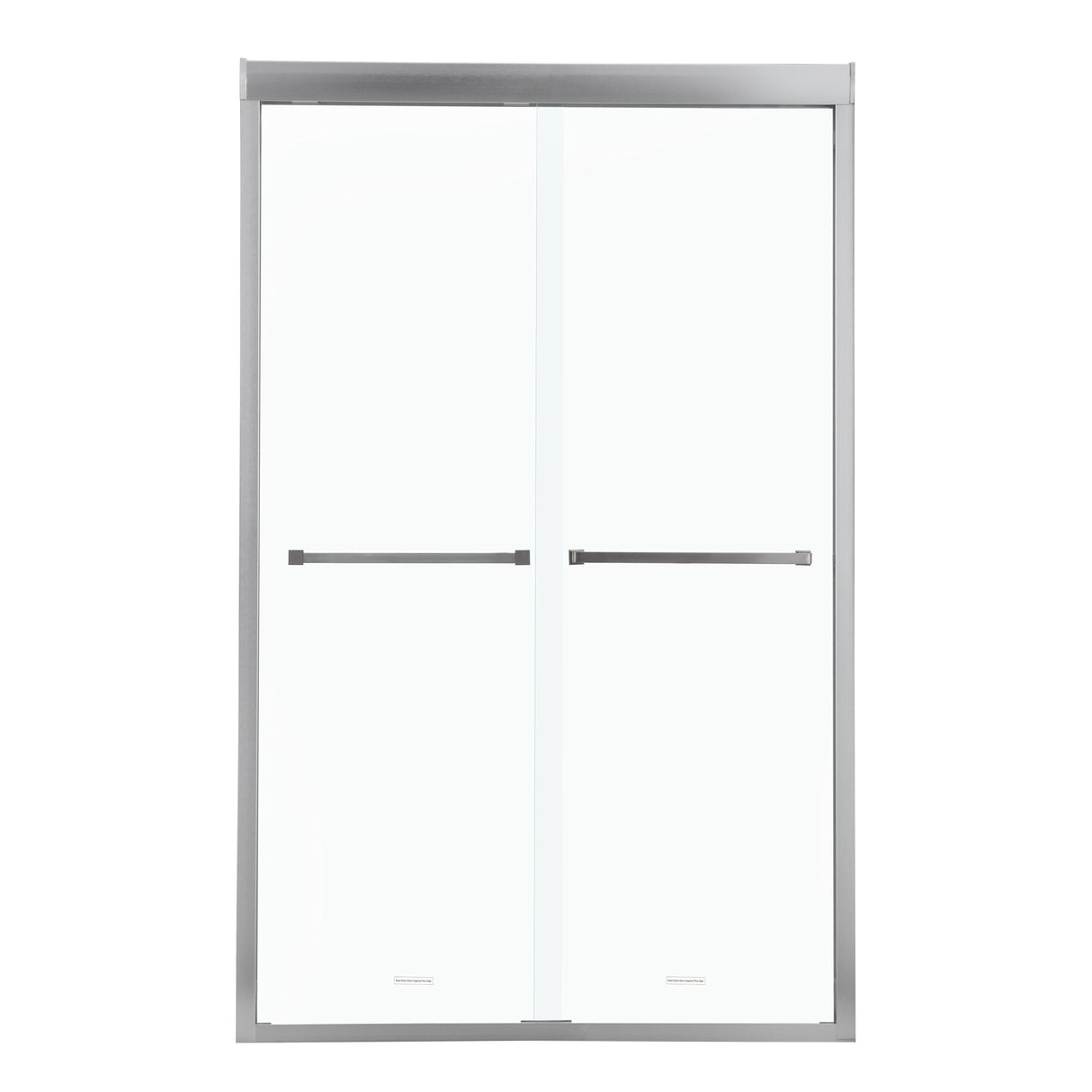 Modern Double Sliding Shower Enclosure, Tempered Glass