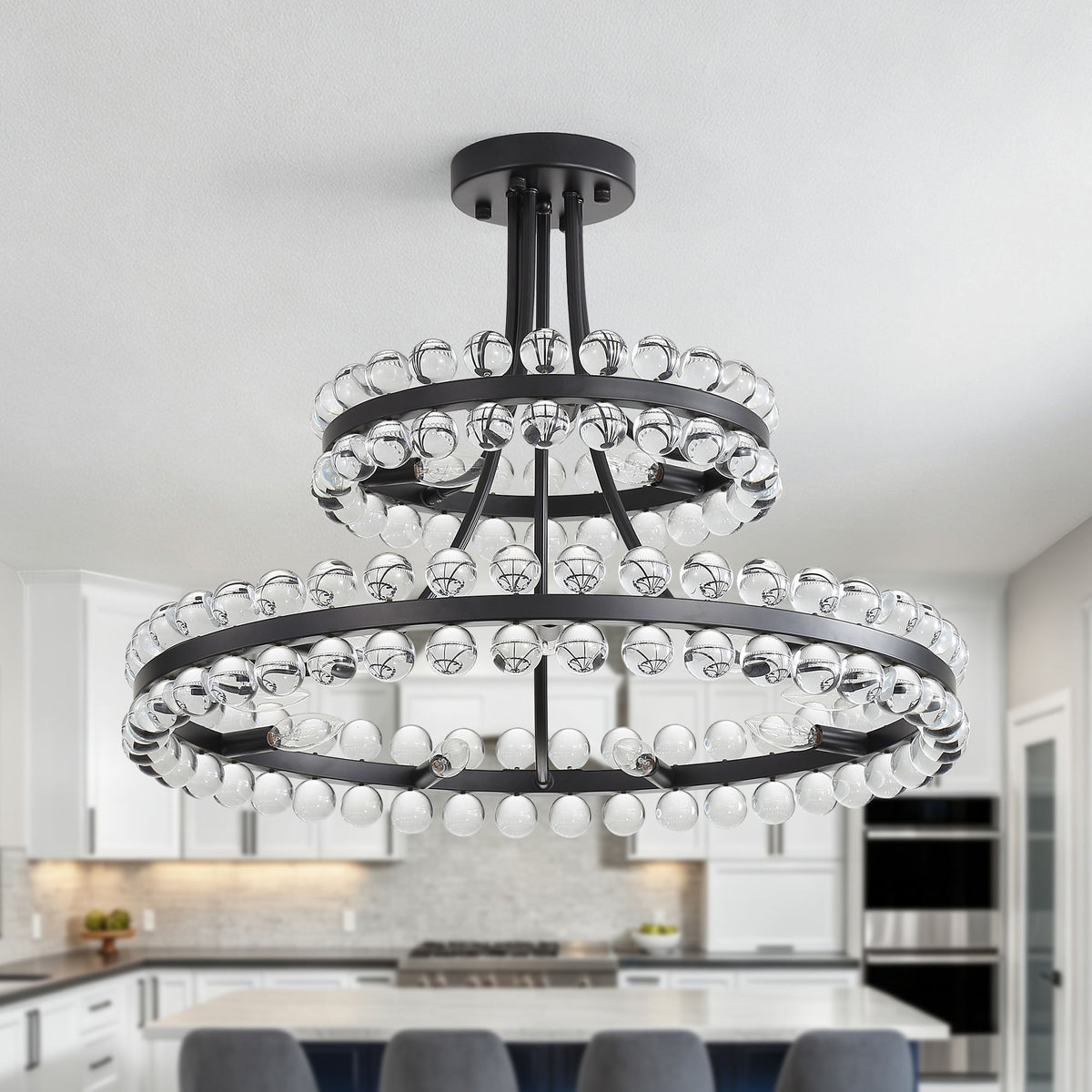 Chandelier, Pendant Light With E12 Sockets