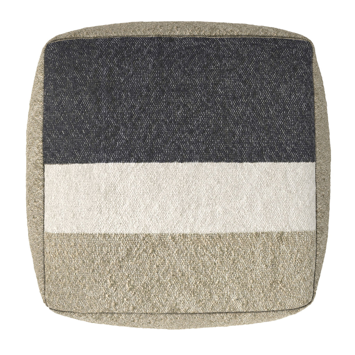 Claudette - Square Pouf - Multi