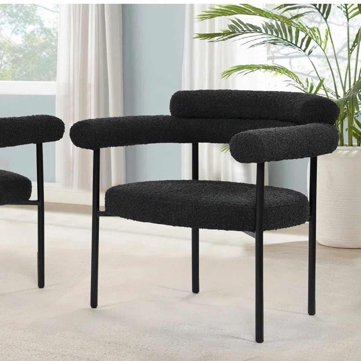 Dining Chairs With Armrests (Set of 2)