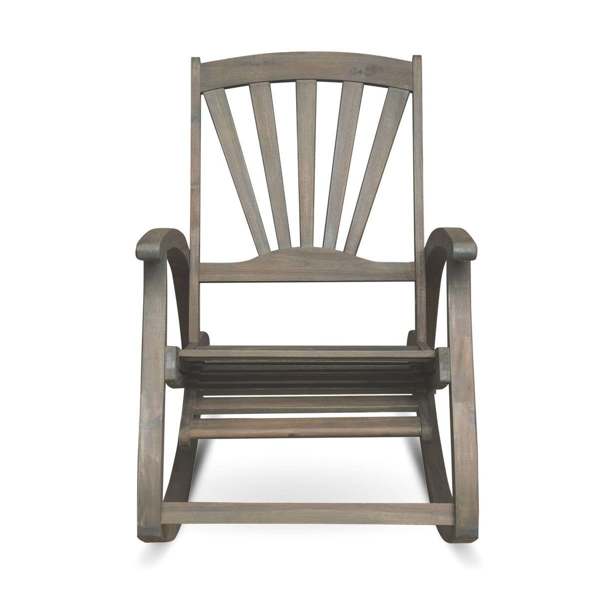 Outdoor Reclining Rocking Chair - Gray