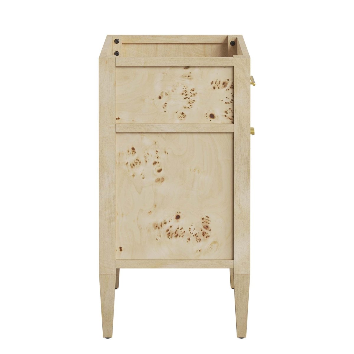 24" Burgundy Wood Bathroom Vanity Cabinet (Sink Basin Not Included) - Bathroom Fixtures - Alpine Outlets