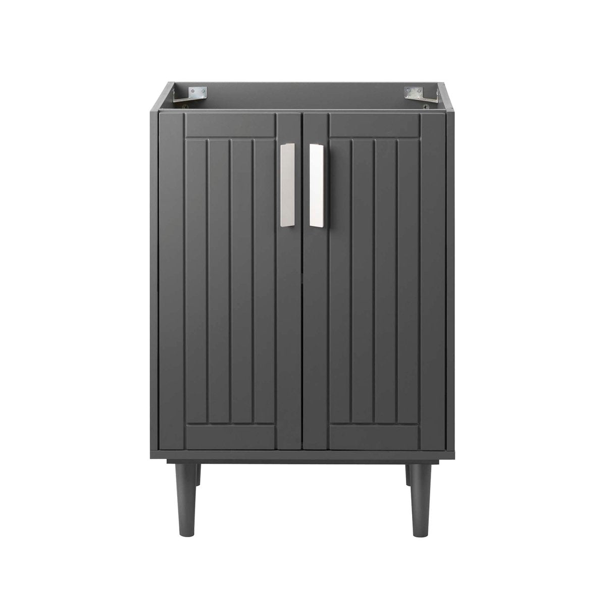 24" Gray Modern Bathroom Vanity Cabinet β Wood MDF - Bathroom Fixtures - Alpine Outlets