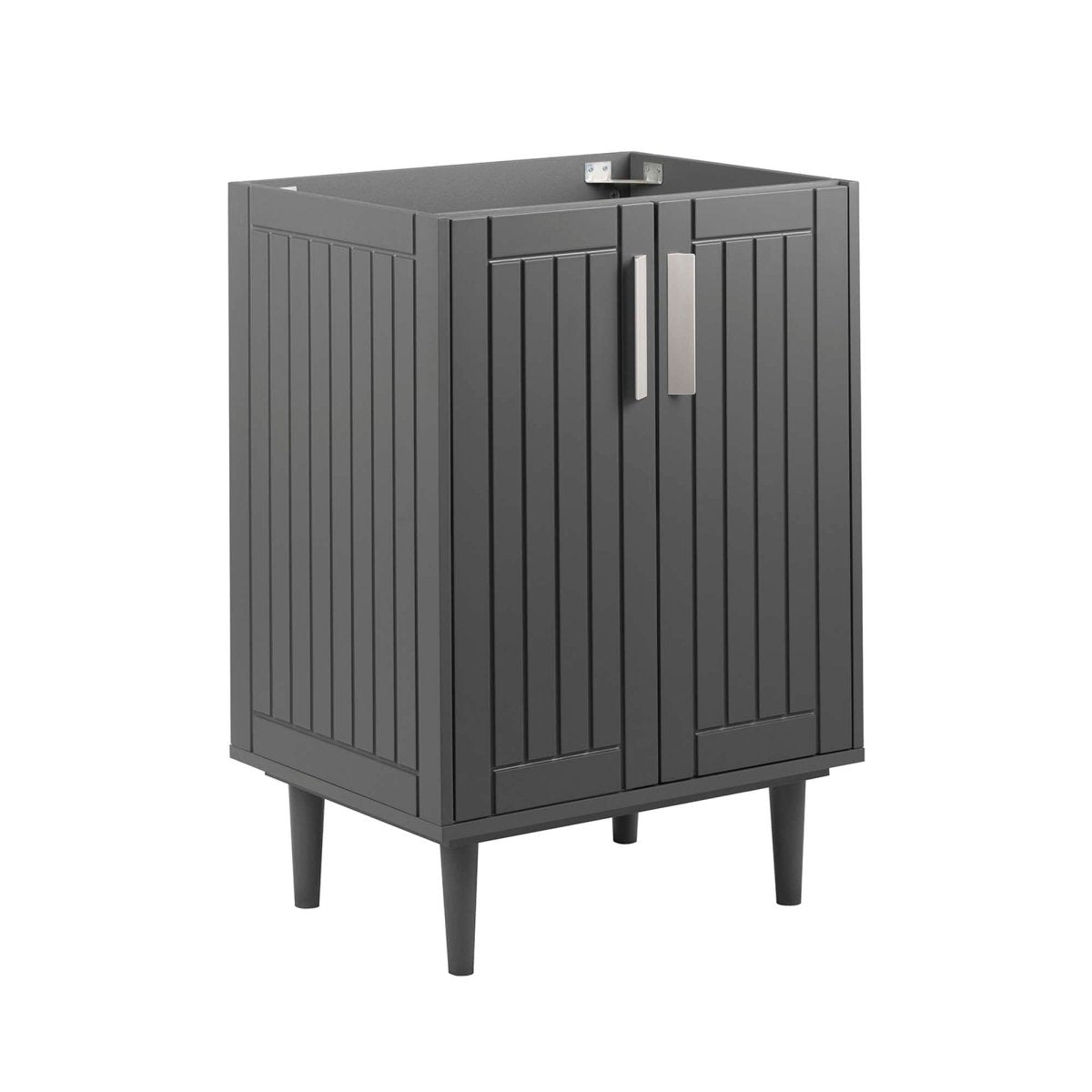 24" Gray Modern Bathroom Vanity Cabinet β Wood MDF - Bathroom Fixtures - Alpine Outlets