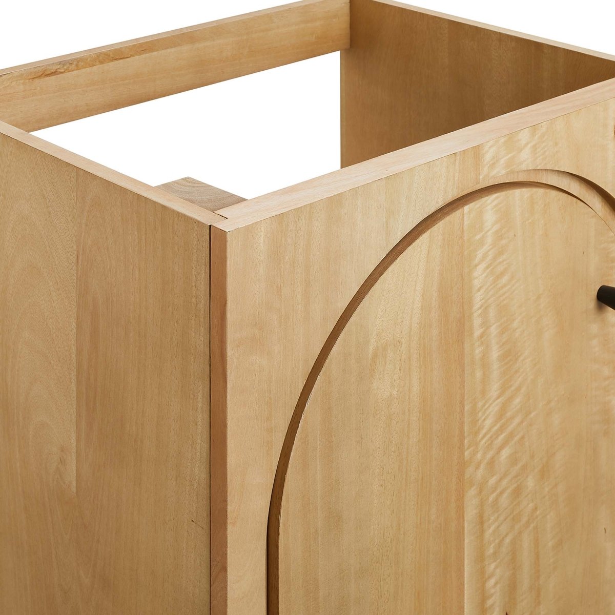 24" Oak Bathroom Vanity Cabinet – MDF and Mango Wood Veneer - Bathroom Fixtures - Alpine Outlets