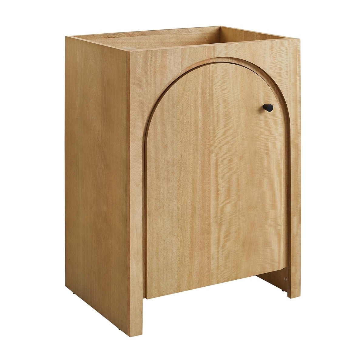 24" Oak Bathroom Vanity Cabinet – MDF and Mango Wood Veneer - Bathroom Fixtures - Alpine Outlets
