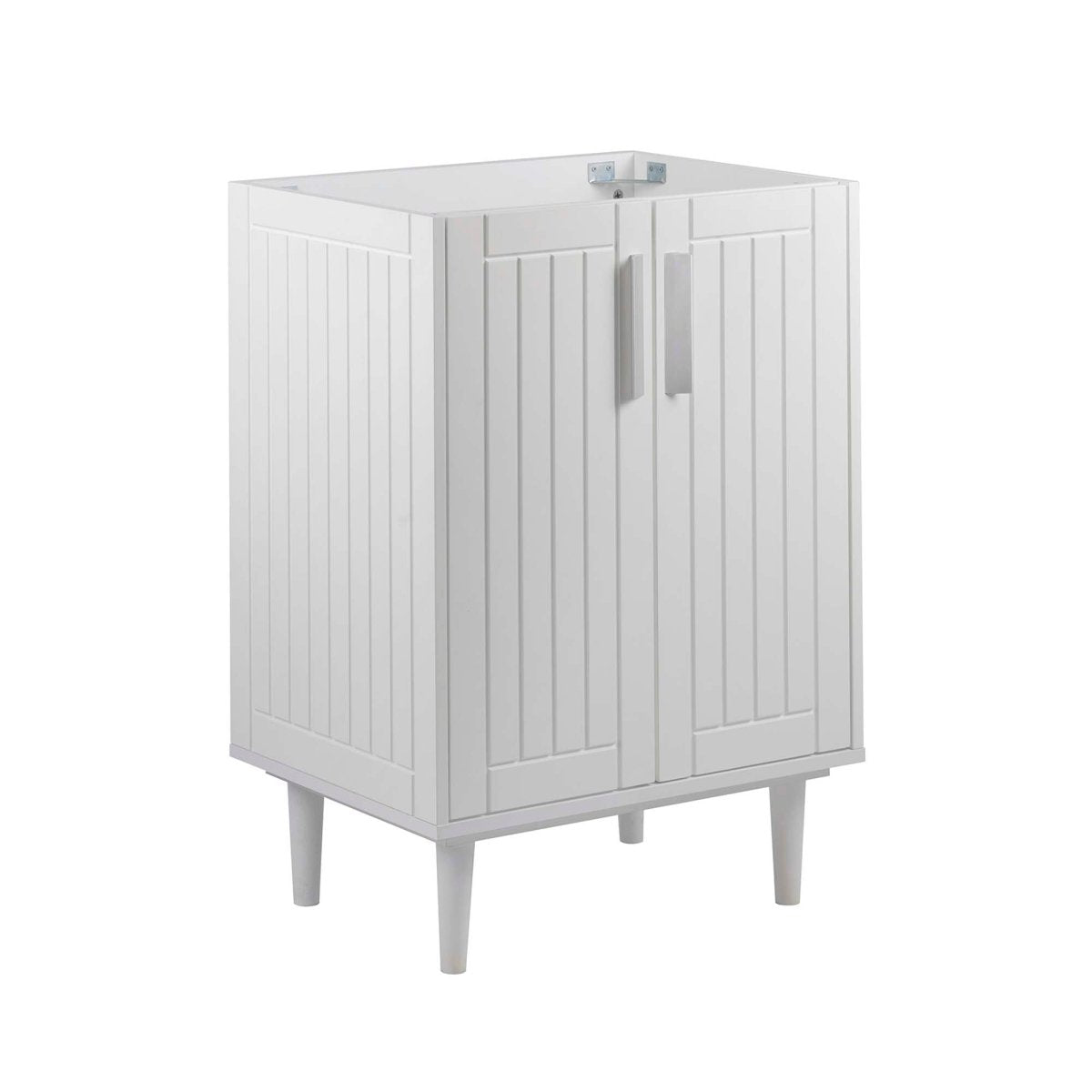 24" White Modern Bathroom Vanity Cabinet β Wood MDF - Bathroom Fixtures - Alpine Outlets
