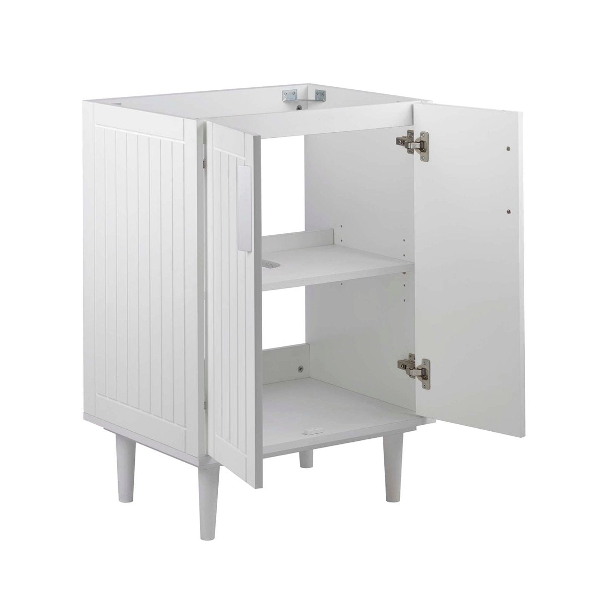 24" White Modern Bathroom Vanity Cabinet β Wood MDF - Bathroom Fixtures - Alpine Outlets