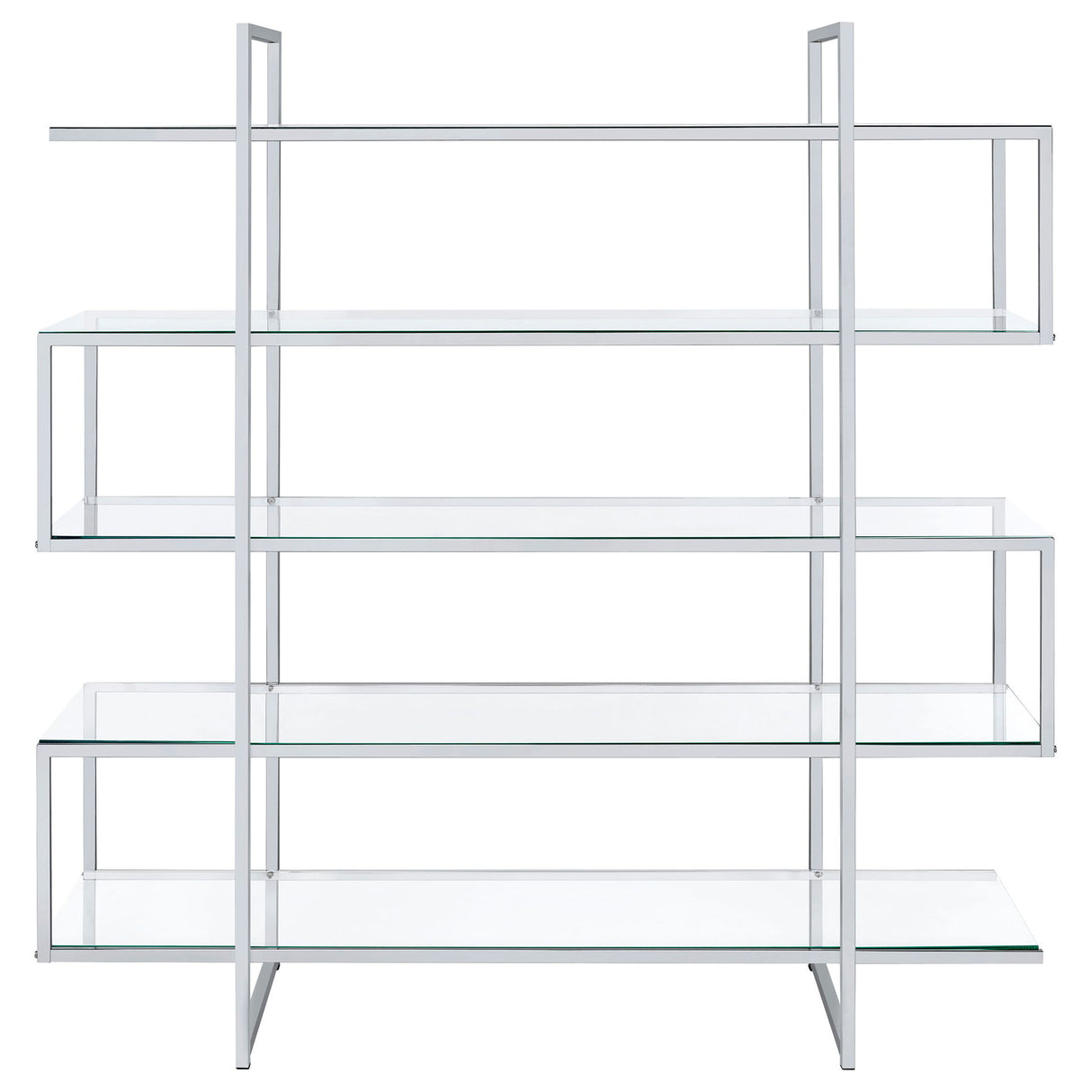 Harison - 5 Shelf Bookshelf - Clear