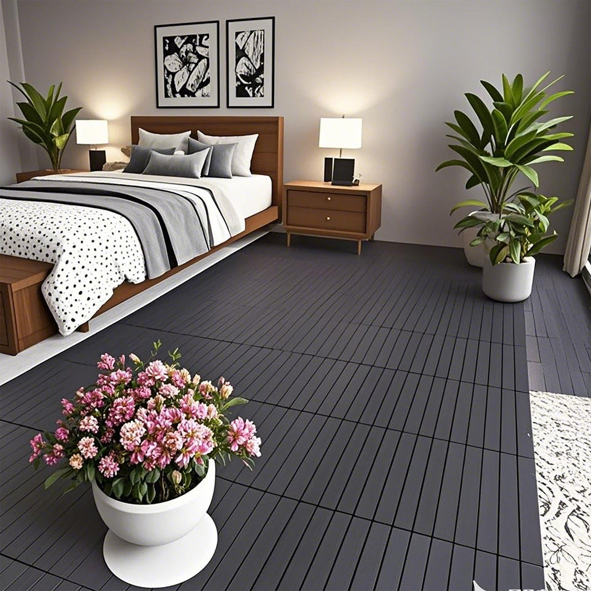 Diy Module Interlocking Decking Tiles Floor Tile For Porch Poolside Outdoor And Indoor Balcony Backyard