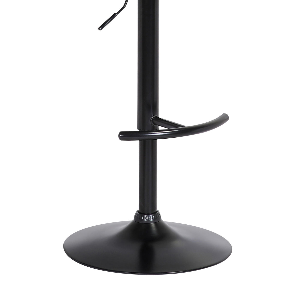 Larisa - Adjustable Black Bar Stool - Black / Golden Bronze