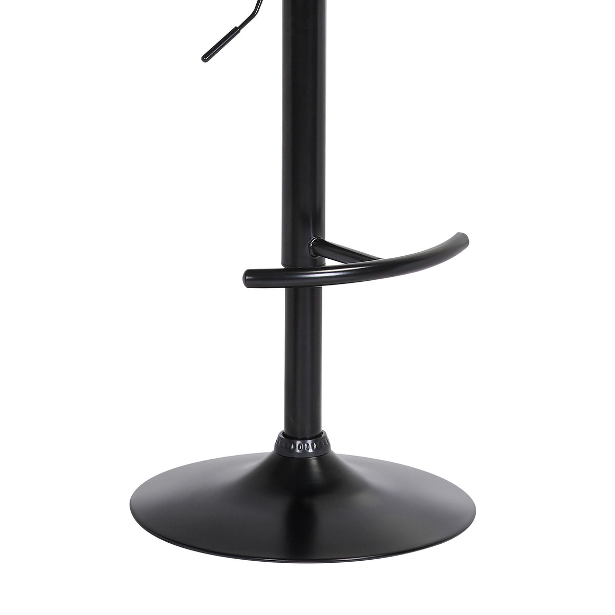 Larisa - Adjustable Wood Bar Stool - Black