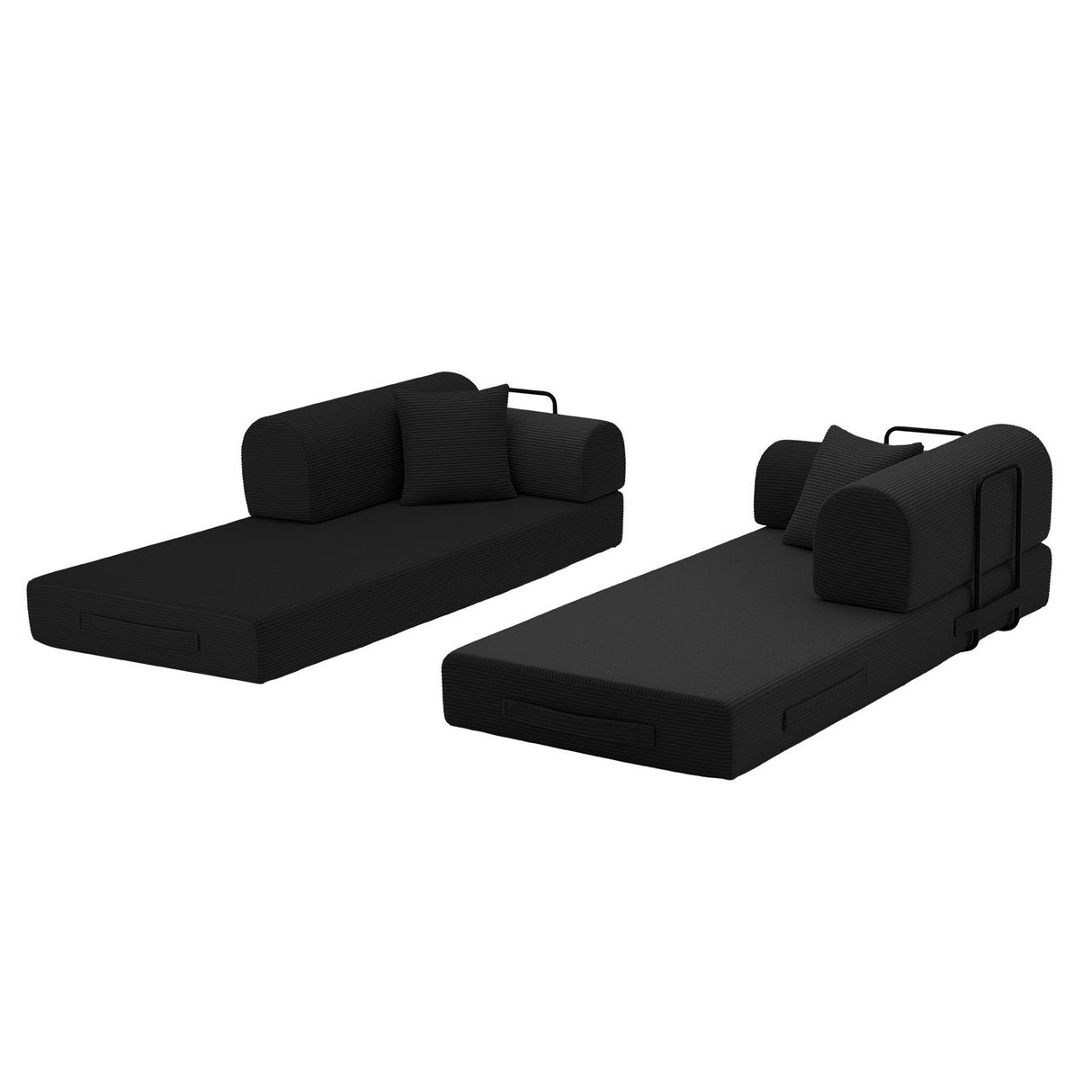 Convertible Sleeper Sofa Bed, Floor Lounge Couch For Living Room