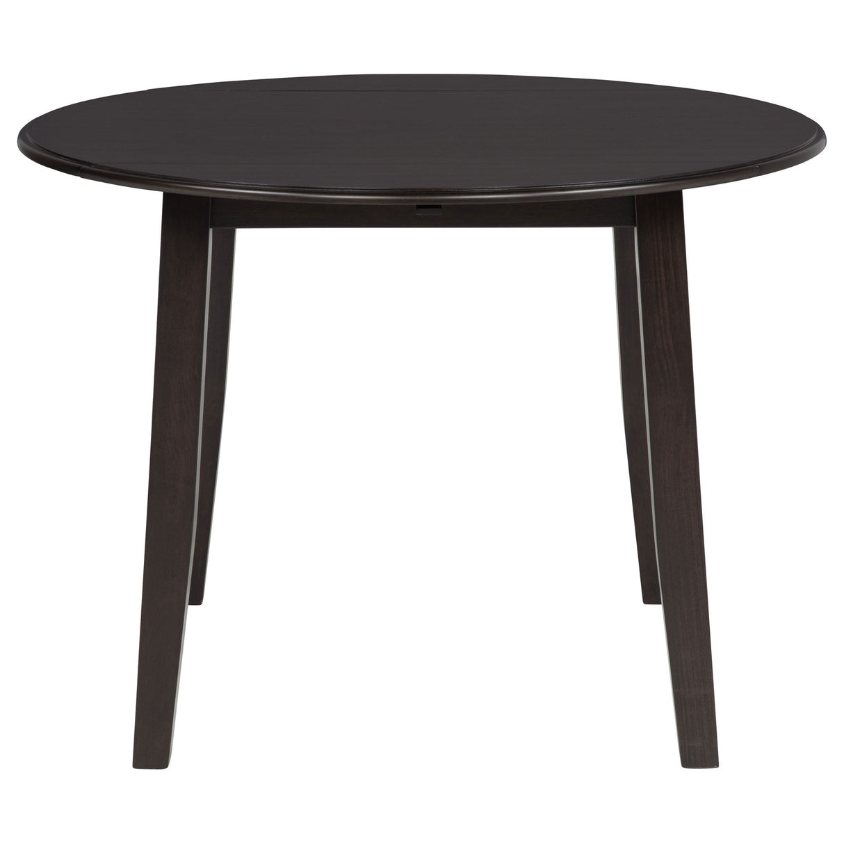 Jackie - 5 Piece Dining Set With Drop Leaf Table And Side Chairs - Dark Coffee