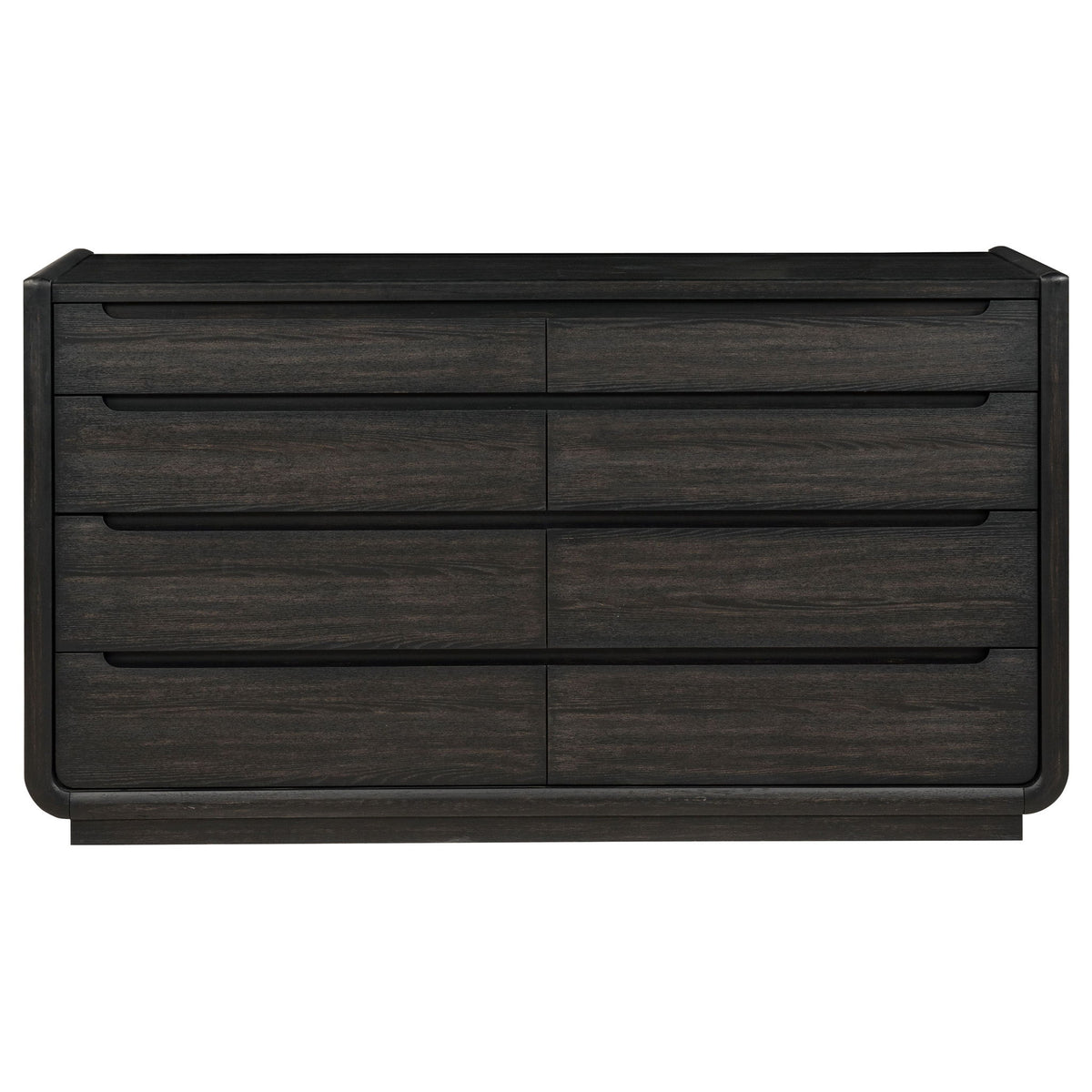 Bangor - 8 Drawer Bedroom Dresser Cabinet - Black