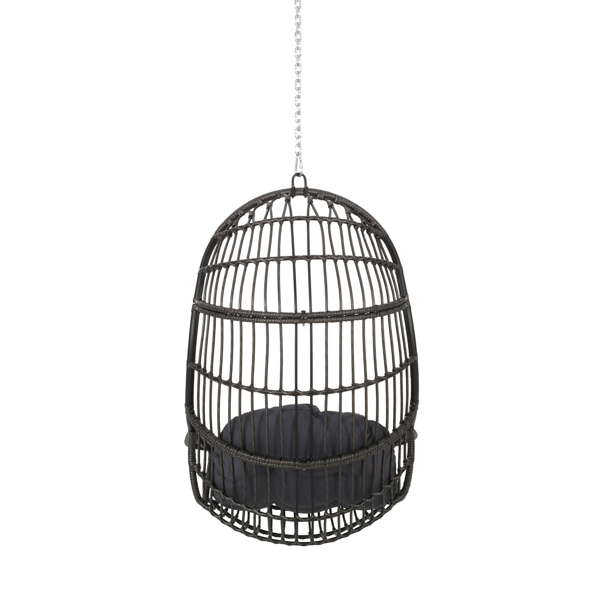 Richards - Outdoor / Indoor Wicker Hanging Chair - Gray