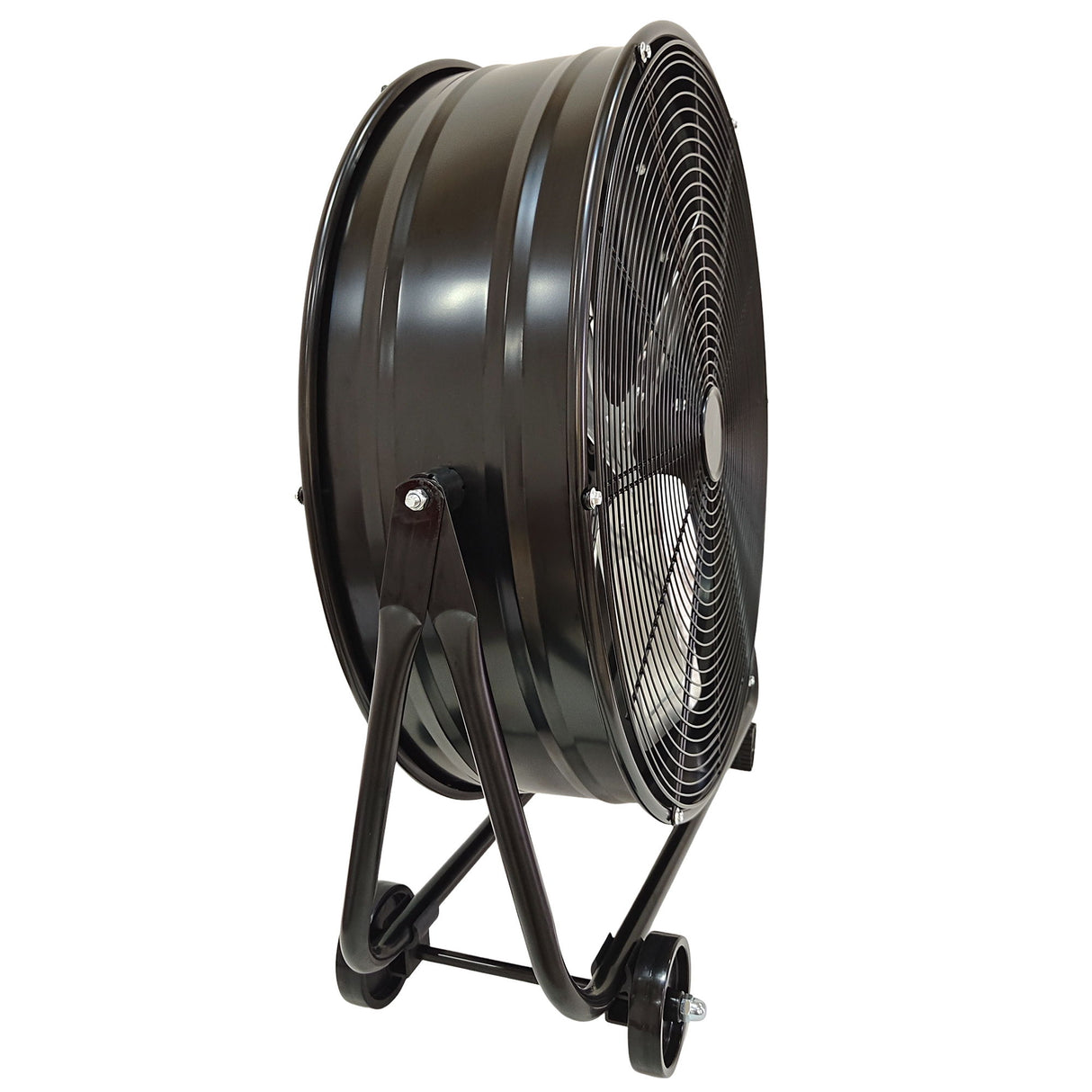 Drum Fan With Pure Copper Wiring Motor And Blades - Black