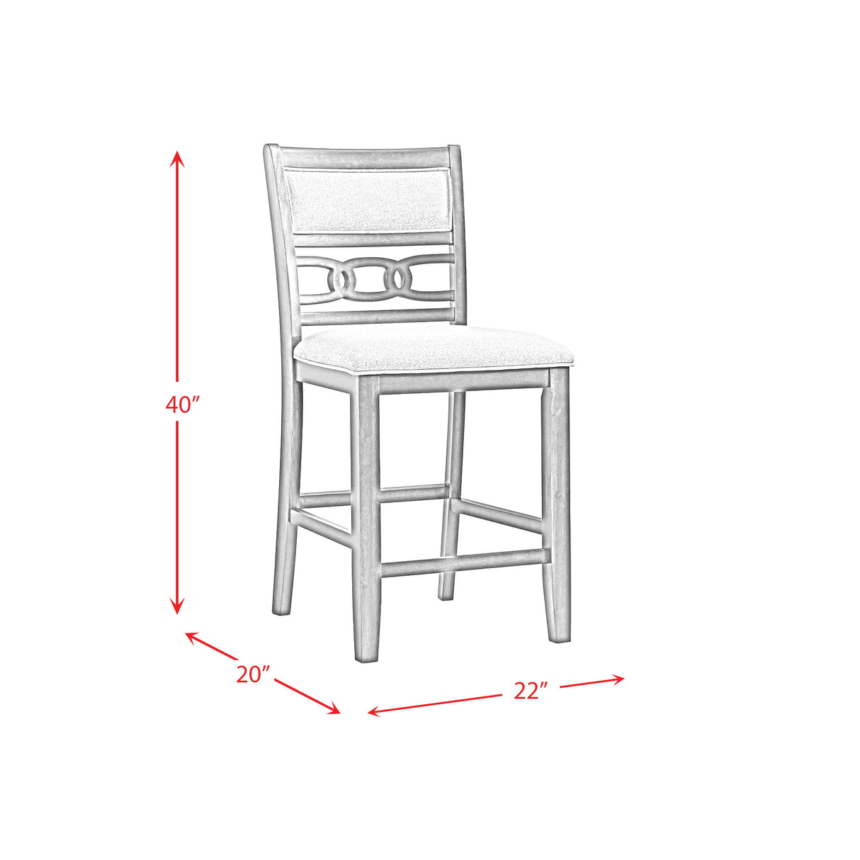Amherst - Counter Side Chair With Cushion (Set of 2)