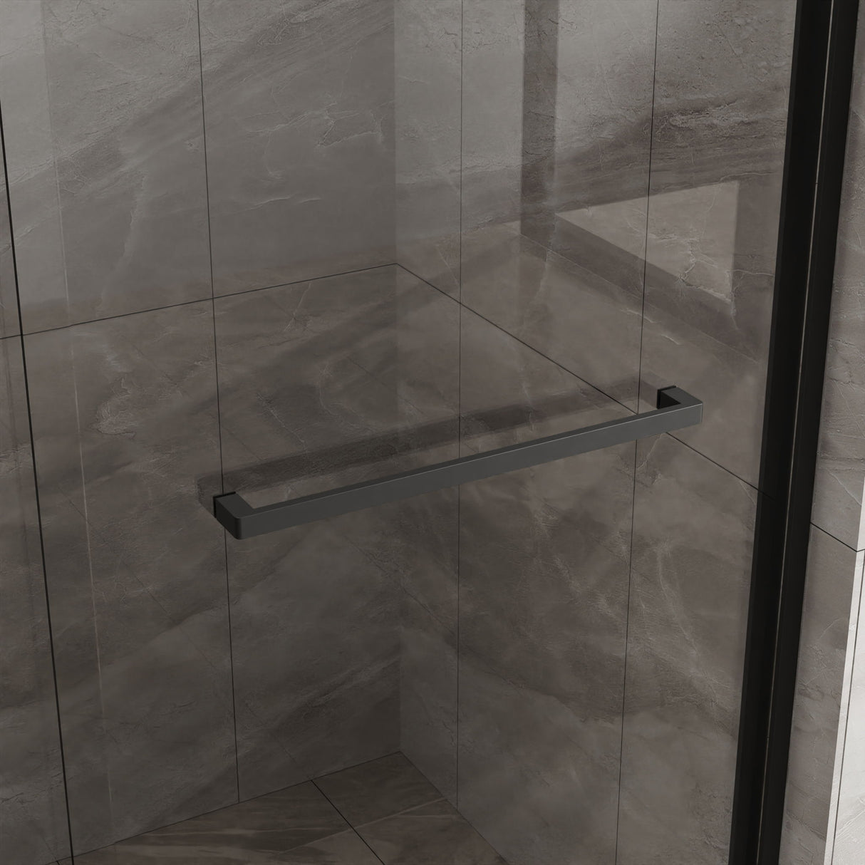 Goodyo - Double Sliding Bathtub Shower Door With Sgcc Clear Tempered Glass