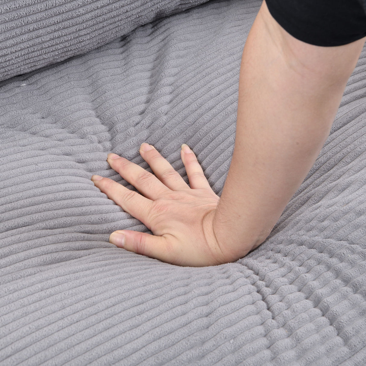 High Resilience Loveseat Sofa With Wooden Frame