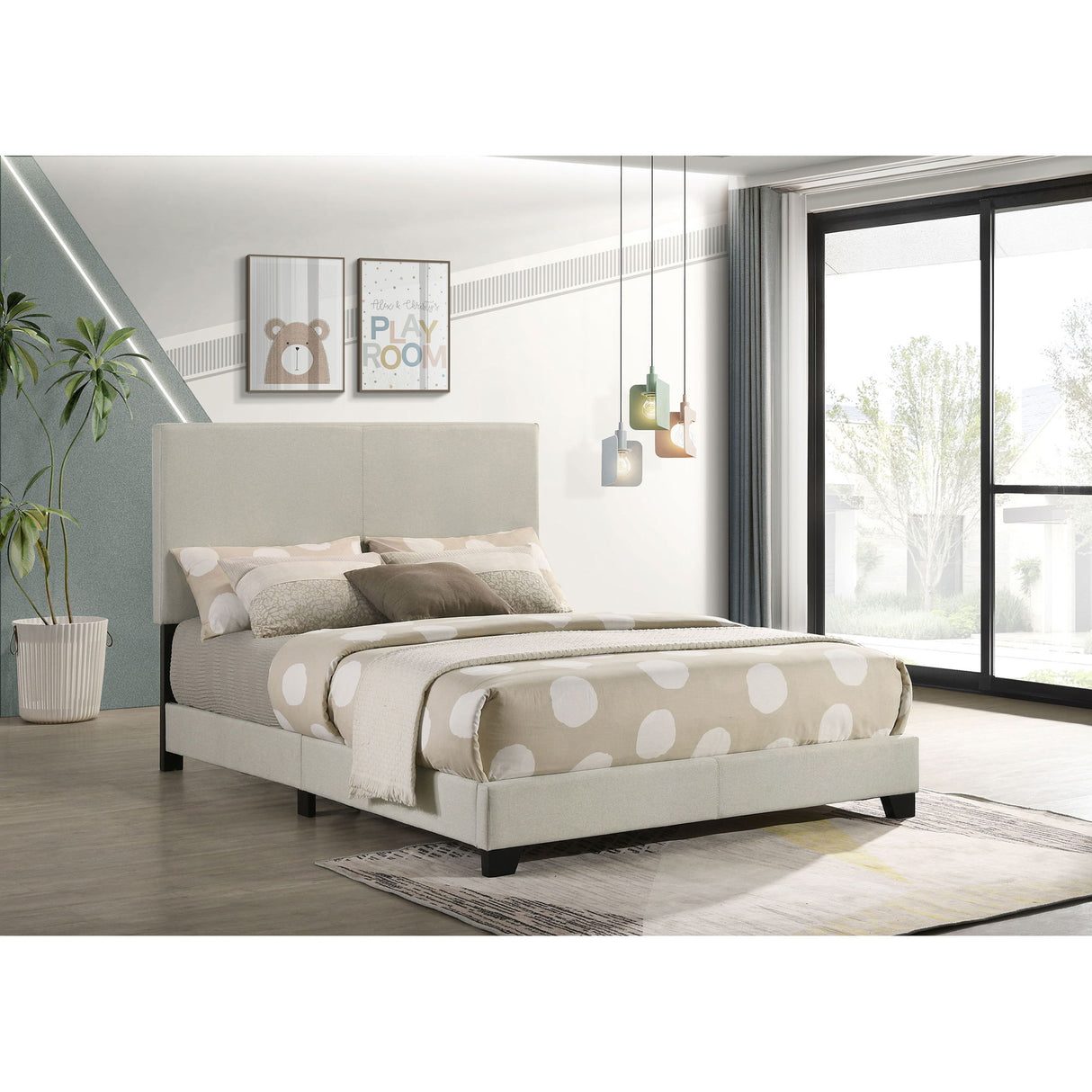Efram - Panel Bed