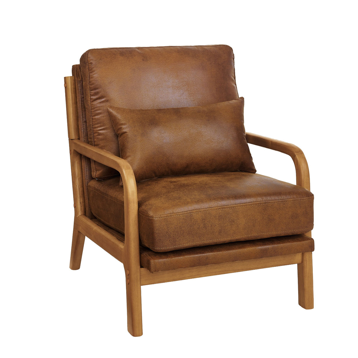 Lounge Chair - Light Brown