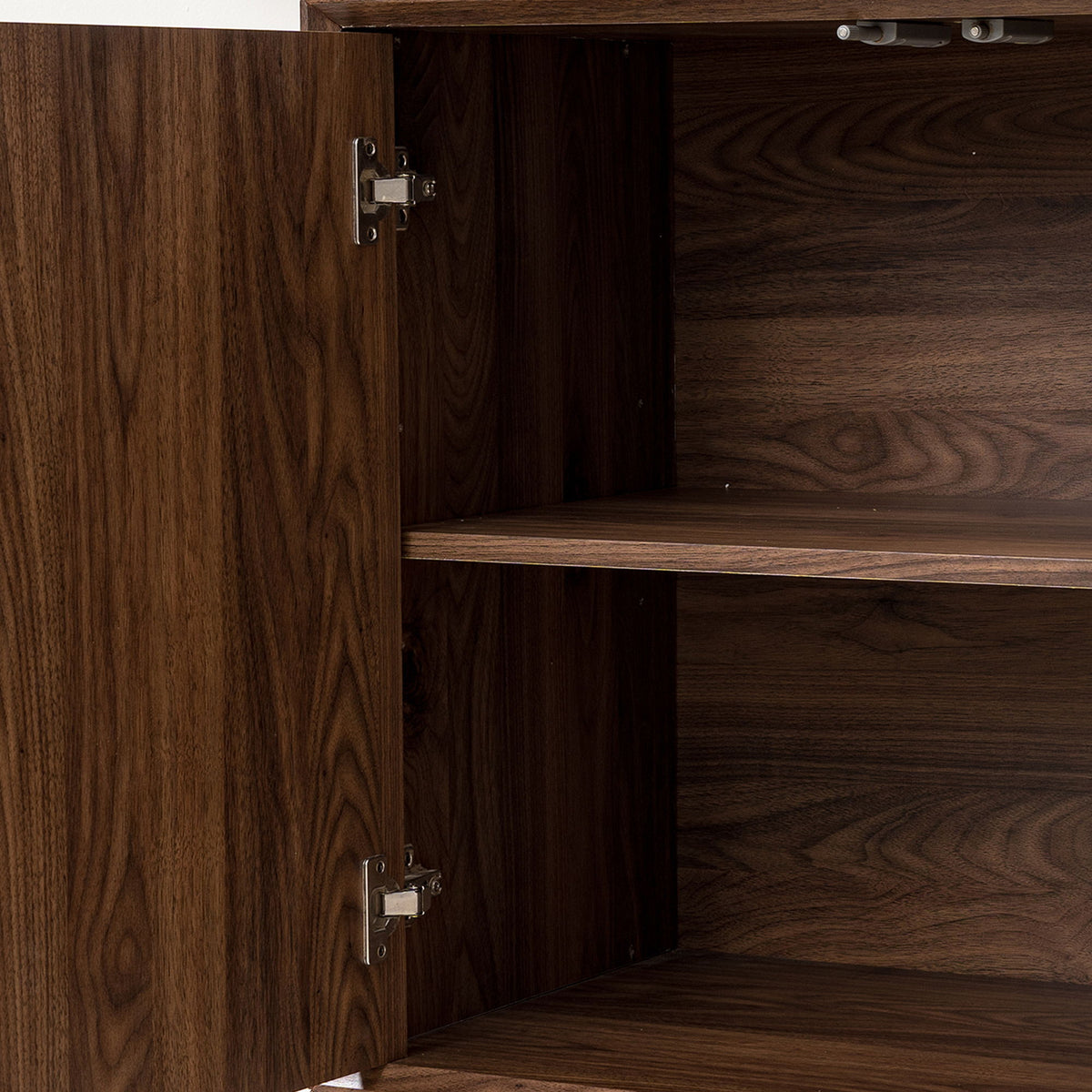 Double Door Cabinet - Walnut