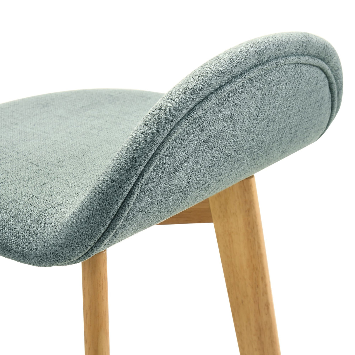 Vera - Upholstered Wood Counter Height Barstool