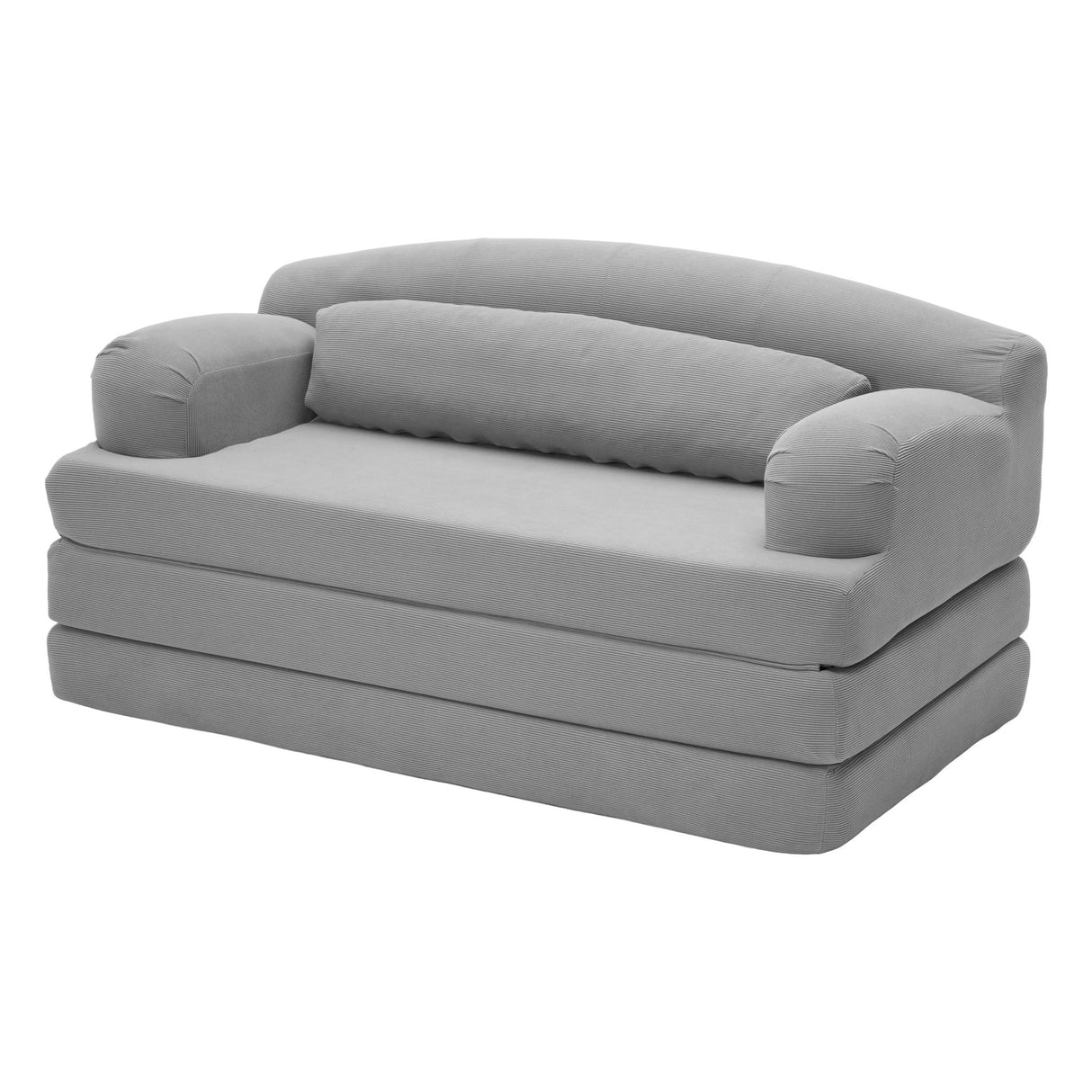 2 Seater Sofa Bed, Compact Foldable Floor Couch