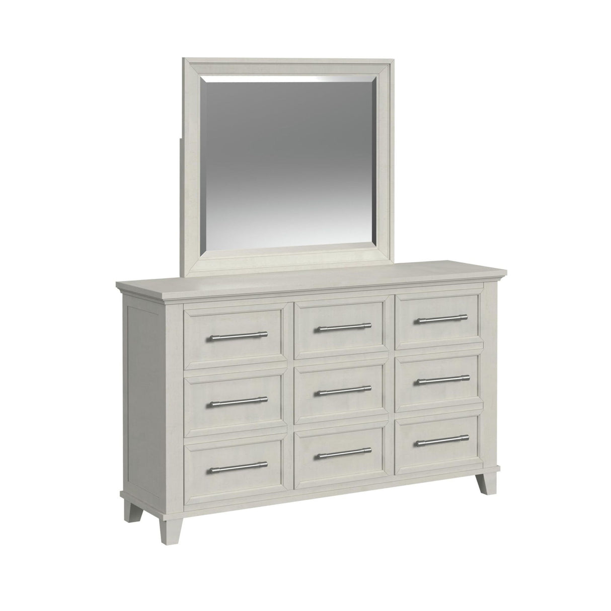 Canterbury - Twin Panel 5 Piece Bedroom Set - Ivory